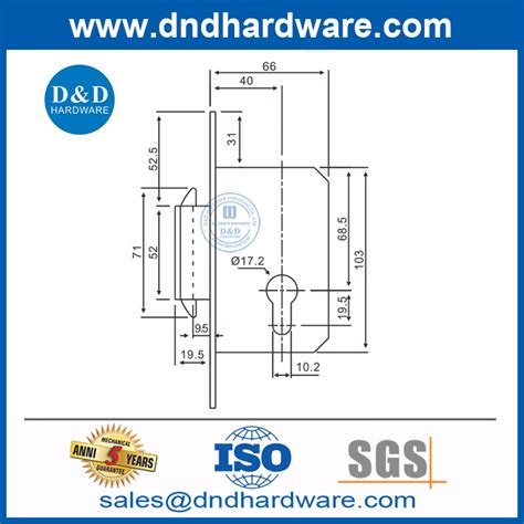 Double Sliding Door Lock Stainless Steel Hook Bolt Lock For Sliding