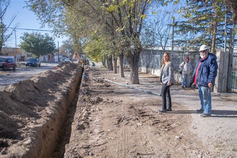 AVANZA OBRA DE PAVIMENTO EN ZONA NORTE Municipio General Roca