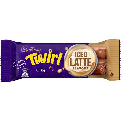 Cadbury Twirl Iced Latte Chocolate Bar G Big W