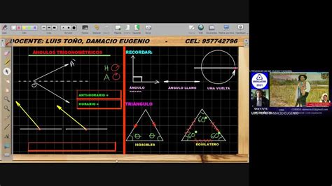 Trigonometria Ángulos TrigonomÉtricos Youtube