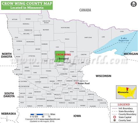 Crow Wing County Map