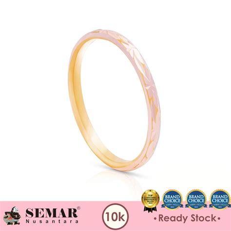 Jual G B Cincin Emas Korea Style Lissa Ring Gold K Semar