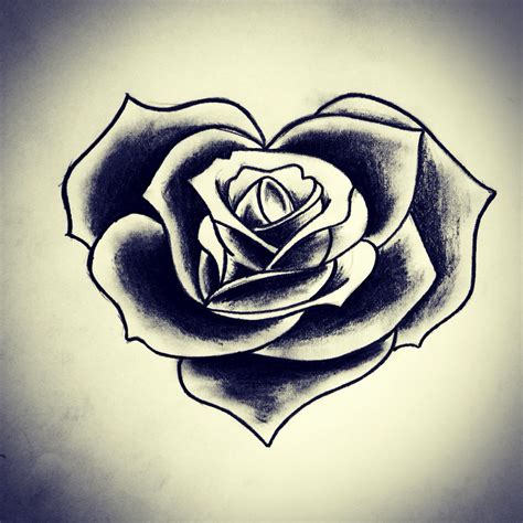 Rose Heart Tattoo Designs - Design Talk