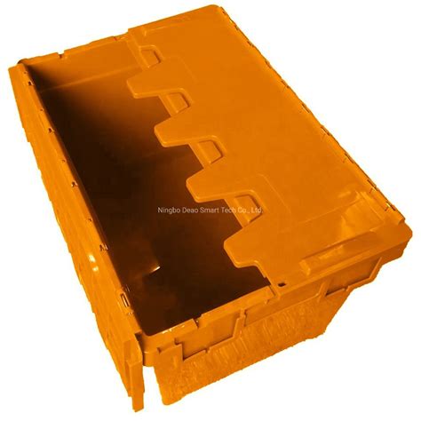 Heavy Duty Plastic Nestable Moving Crates Stackable Turnover Storage