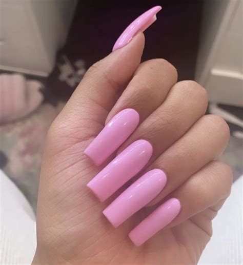 Pinterest Truubeautys Pinteresttruubeautys Pink Acrylic Nails