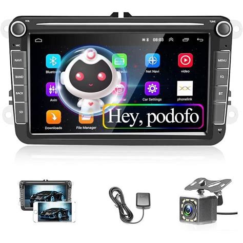 Liwi Podofo Android Autoradio Pour Vw Passat Golf Skoda Touran Avec