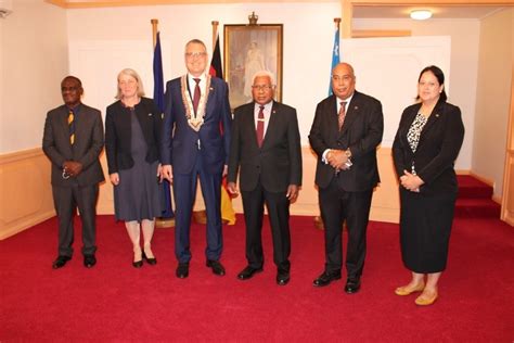 Germanys Ambassador Presents Credential To Governor General Sunday Isles