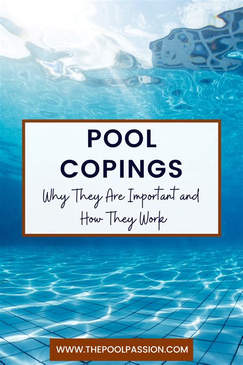 Pool Copings Why Its Important And How It Works In Pool