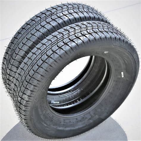 Transeagle TE118 ST Trailer Tires Pair Of 2 205 75D14 Load C 6 Ply