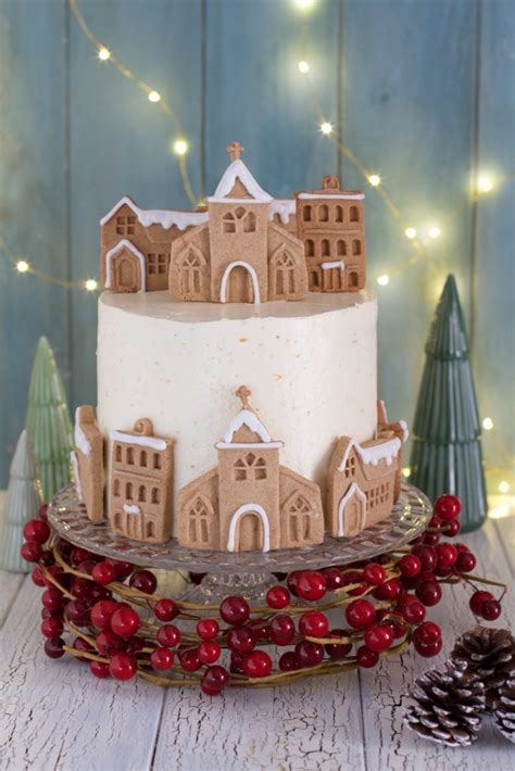 Tarta Christmas Village El Rinc N De Bea