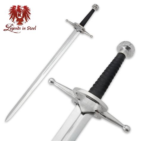 Medieval Renaissance Era Carbon Steel Two Handed Great Sword