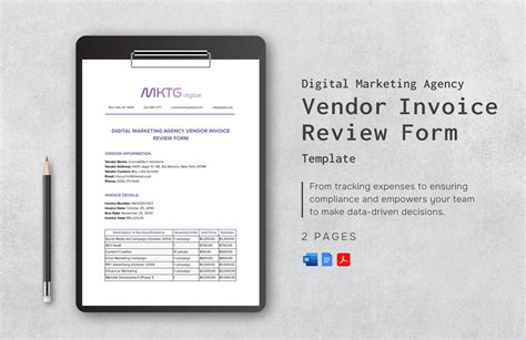 Vendor Review Template Prntbl Concejomunicipaldechinu Gov Co