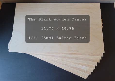 X Baltic Birch Plywood Mm Actual Size Glowforge