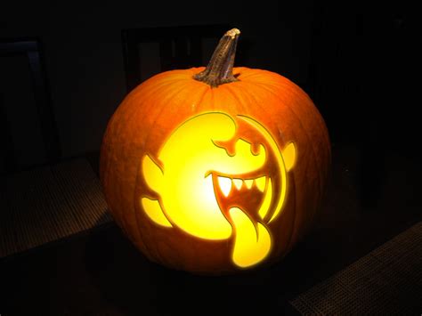 Mario Ghost Pumpkin Carving Design Talk