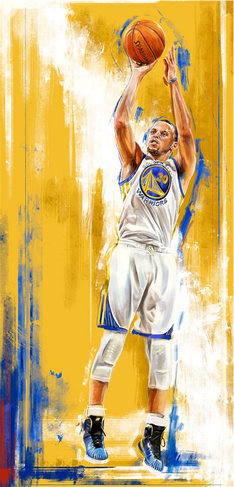 Stephen Curry Golden State Warriors By Robert Bruno Curry Nba Nba