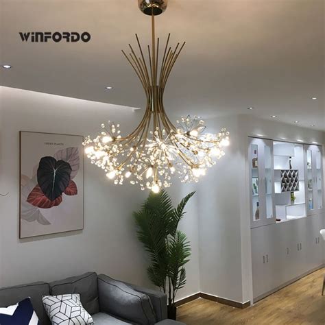 2020 luxo g4 led lustre de cristal moderna iluminação para sala jantar