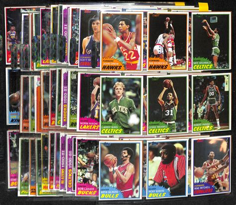 Lot Detail 1981 82 Topps Basketball Complete Set Of 198 Cards W