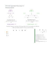 Mth T Quantitative Reasoning Ii Docx Mth T Quantitative