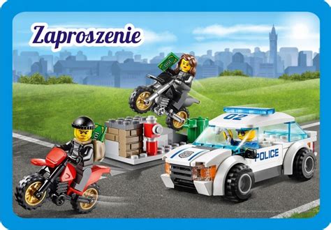 Zaproszenia Urodzinowe Dla Dzieci Lego City 13665087384 Allegro Pl