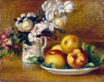 Manzanas y flores Pierre Auguste Renoir Análisis del Cuadro