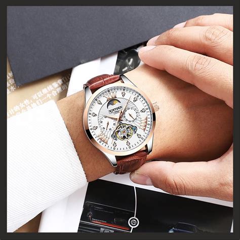 Buy KINYUED Top Brand Luxury DiamondChronograph Men Automatic Watch