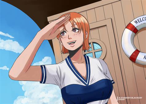 Artstation Nami One Piece Fanart