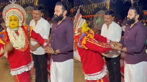 Rishab Shetty Seeks Divine Blessings At Bhoota Kola Festival Ahead Of