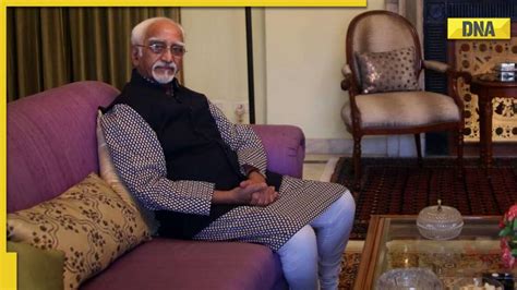 Hamid Ansari Faces Charge Of Inviting Pak Spy Know What Journalist