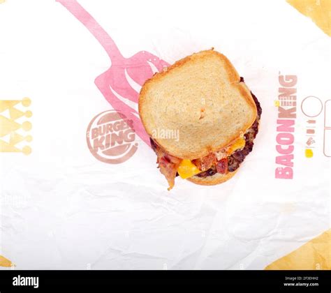 Burger King Bacon King Sourdough Sandwich De Hamburguesa De Queso En