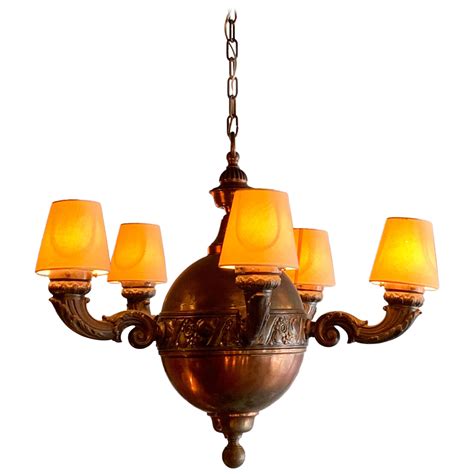 American Arts And Crafts Windmill Chandelier For Sale At 1stdibs