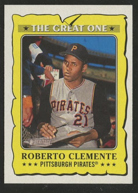 Topps Heritage The Great One Roberto Clemente Go Ebay