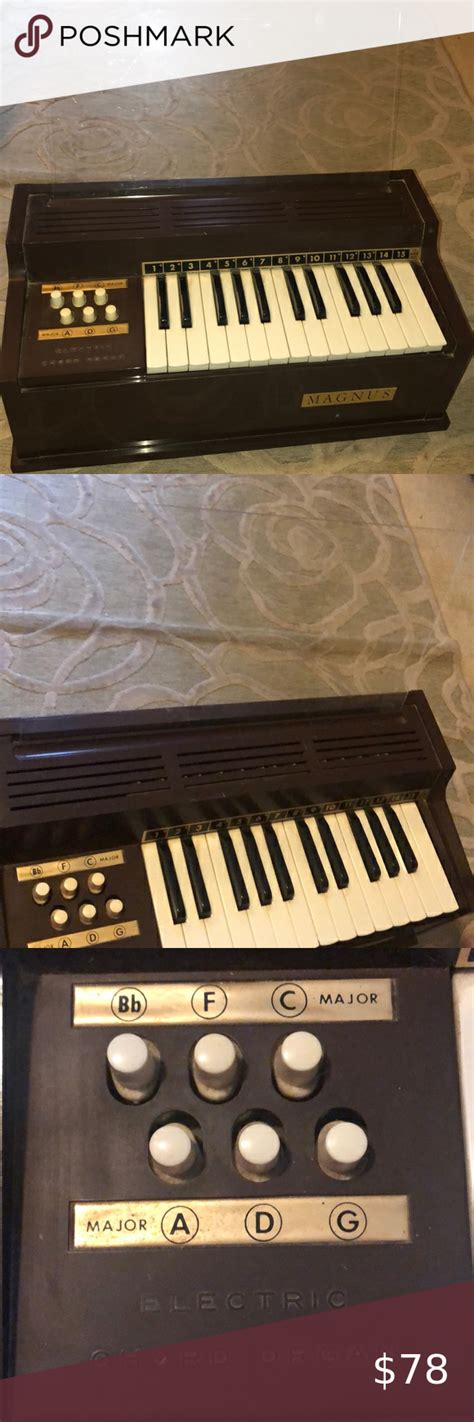 Vintagemagnuselectric Chord Organ Model Vintage Vintage Toys