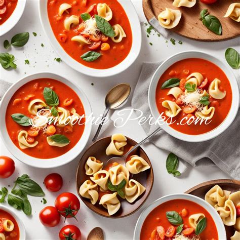 Creamy Tomato Tortellini Soup