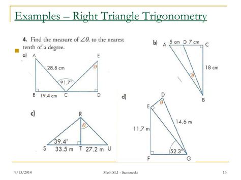 PPT - Lesson 26 - Applications of Right Triangle Trigonometry ...