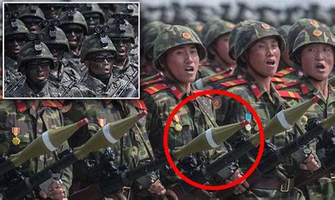 US military expert says North Korea parade arms are fake | Daily Mail ...