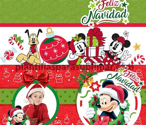 Plantillas Mickey Navidad Sublimar Plantillas Para Sublimar