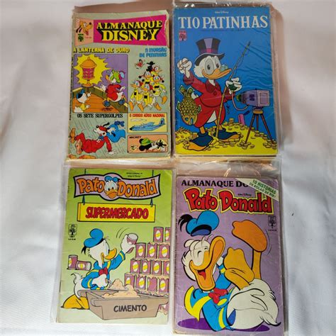 Kit Gibis Antigos Disney Tio Patinhas Pato Donald Mickey Ze