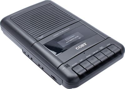 Coby Portable Cassette Player One Touch Recorder