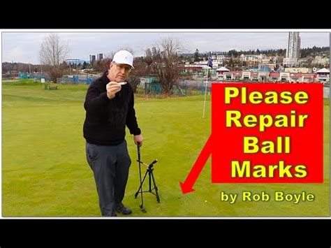 How To Mark Your Golf Ball And Repair Ball Marks YouTube