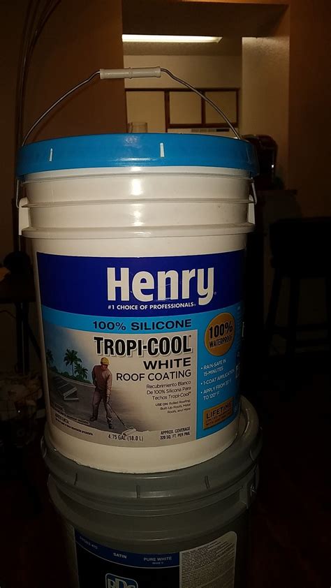 Henry Gal Tropi Cool Silicone White Roof Coating For