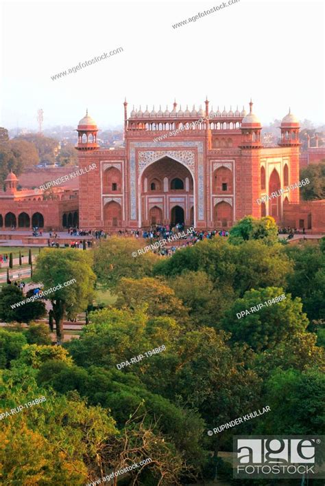 Darwaza I Rauza Agra Delhi India Asia Stock Photo Picture And