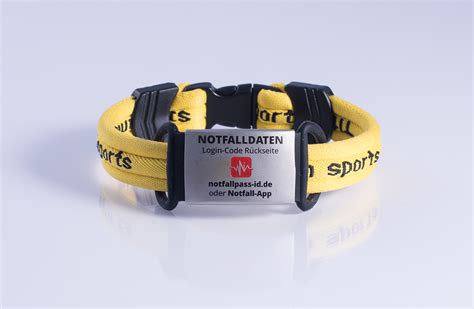 Notfallarmband SOS Armband ID für Erwachsene Kinder und Senioren