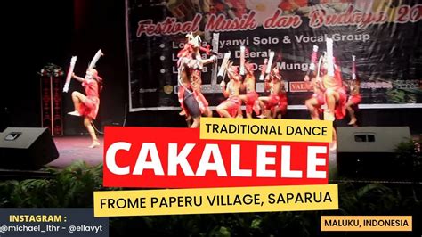 🔴traditional Dance Cakalele From Paperu Village Youtube