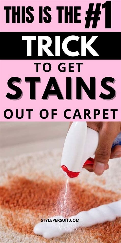 How To Get Stains Out Of Carpet Effective Ways T Remove All Stains