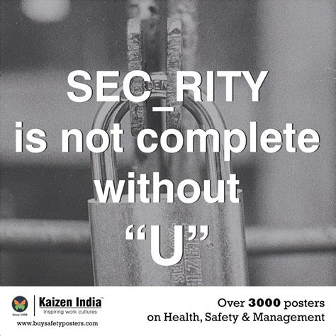 Security Is Not Complete Without U Besafe Safetyateverywhere