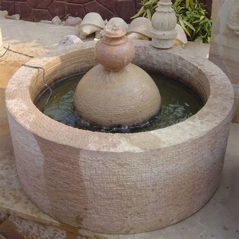 Marble Teakwood Stylish Sandstone Water Fountain At Rs 75000 In Faridabad