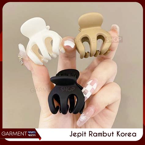 Jual Jepit Rambut Korea Kecil Jedai Doff Cakram Matte Premium Ukuran