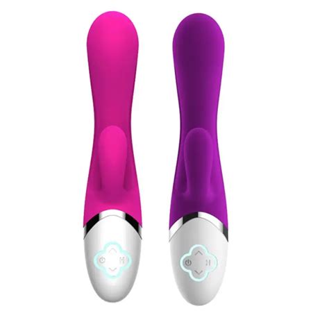 10 Vibration Modes Rabbit G Spot Vibrator Clitoris Stimulation Dual