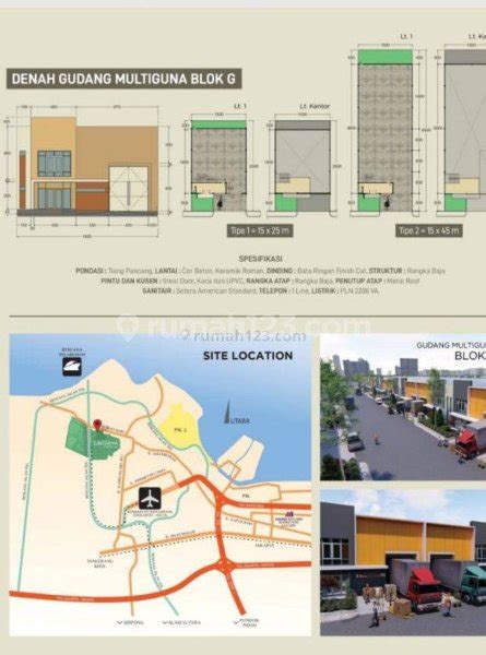 Harga Murah Gudang Laksana Business Park Teluk Naga Paku Haji