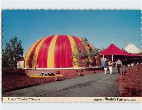 Postcard Kodak Bubble Theater Expo 74 World S Fair Spokane